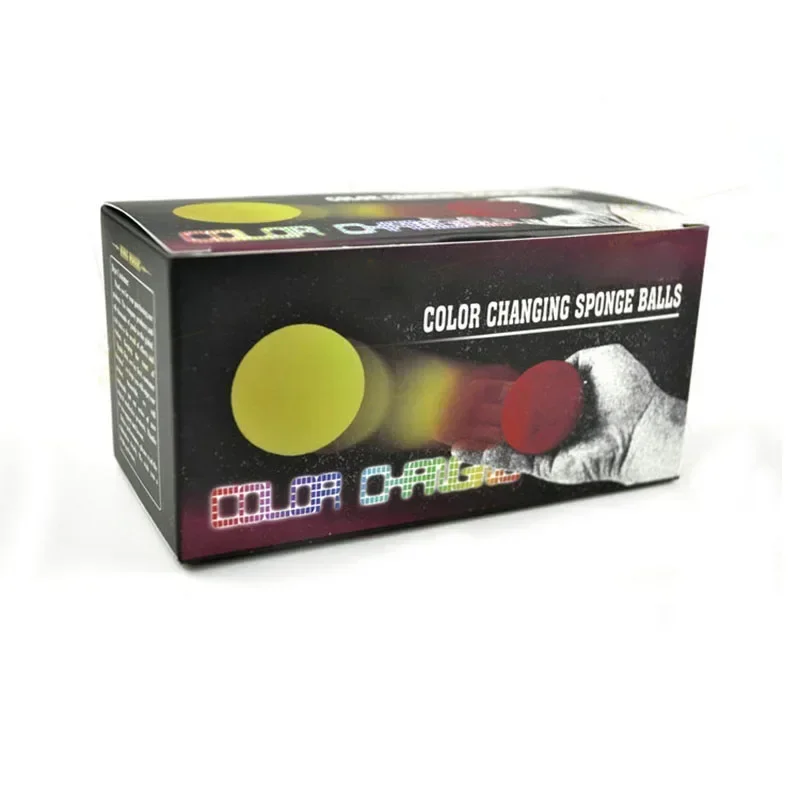1 комплект губчатый шарик для изменения цвета фокусы визуальное изменение магия