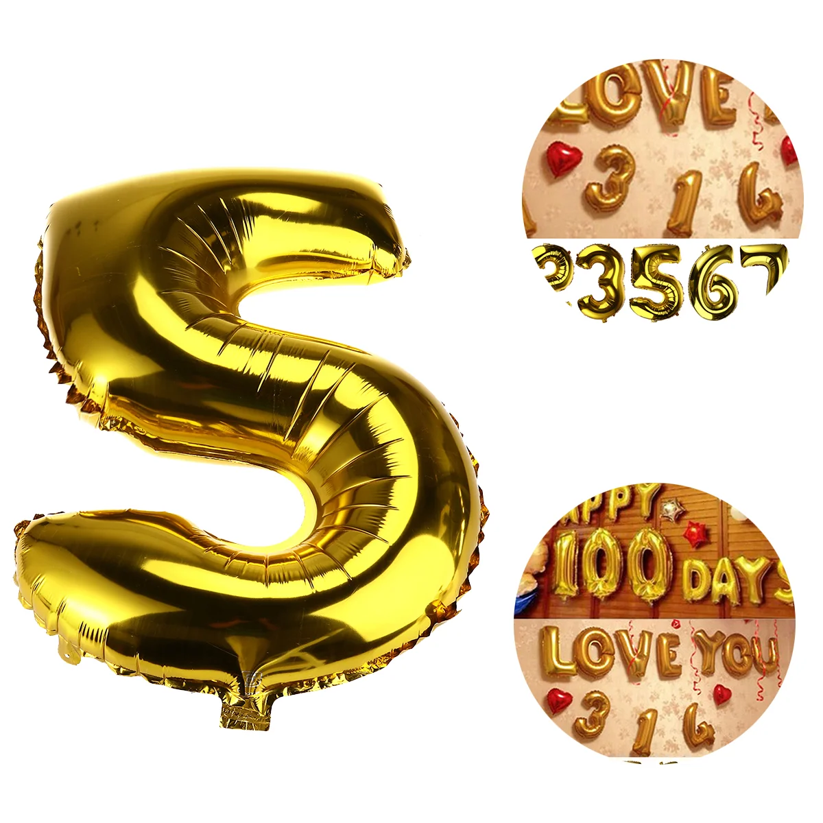 

32 inch Number Balloons Decoration Duable Helium Balloons Balloons Balloons for Wedding