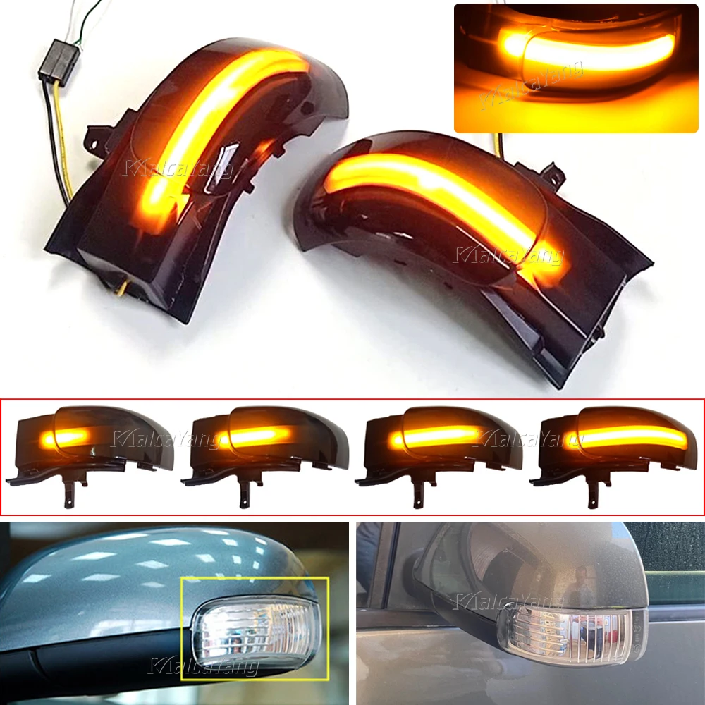 

2x Dynamic Blinker For VW Touran 2003 2004 2005 2006 2007 2008 2009 2010 LED Turn Signal Light Side Lamp Arrow Mirror Indicator