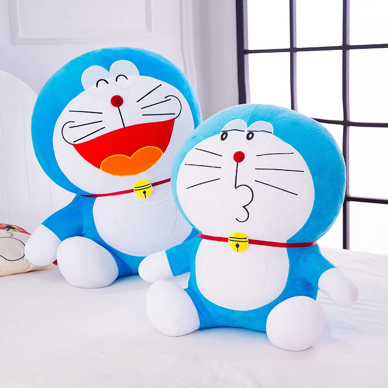 Фото Doraemon 70 см Kawaii плюшевая игрушка-подставка от меня, милая плюшевая кукла, мультяшная кошка, животное, диван-кровать, подушка, игрушка, рождественские подарки, игрушки №4