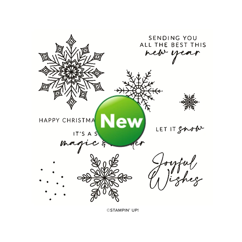 

Latest Christmas 2022 Catalog Cutting Dies Clear Stamp Scrapbooking For Paper Making Winter Snowflakes Embossing Frame Card