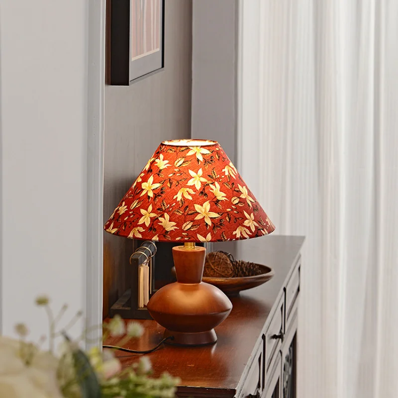 Новая настольная лампа в стиле ретро Haipai для спальни французский средневековый