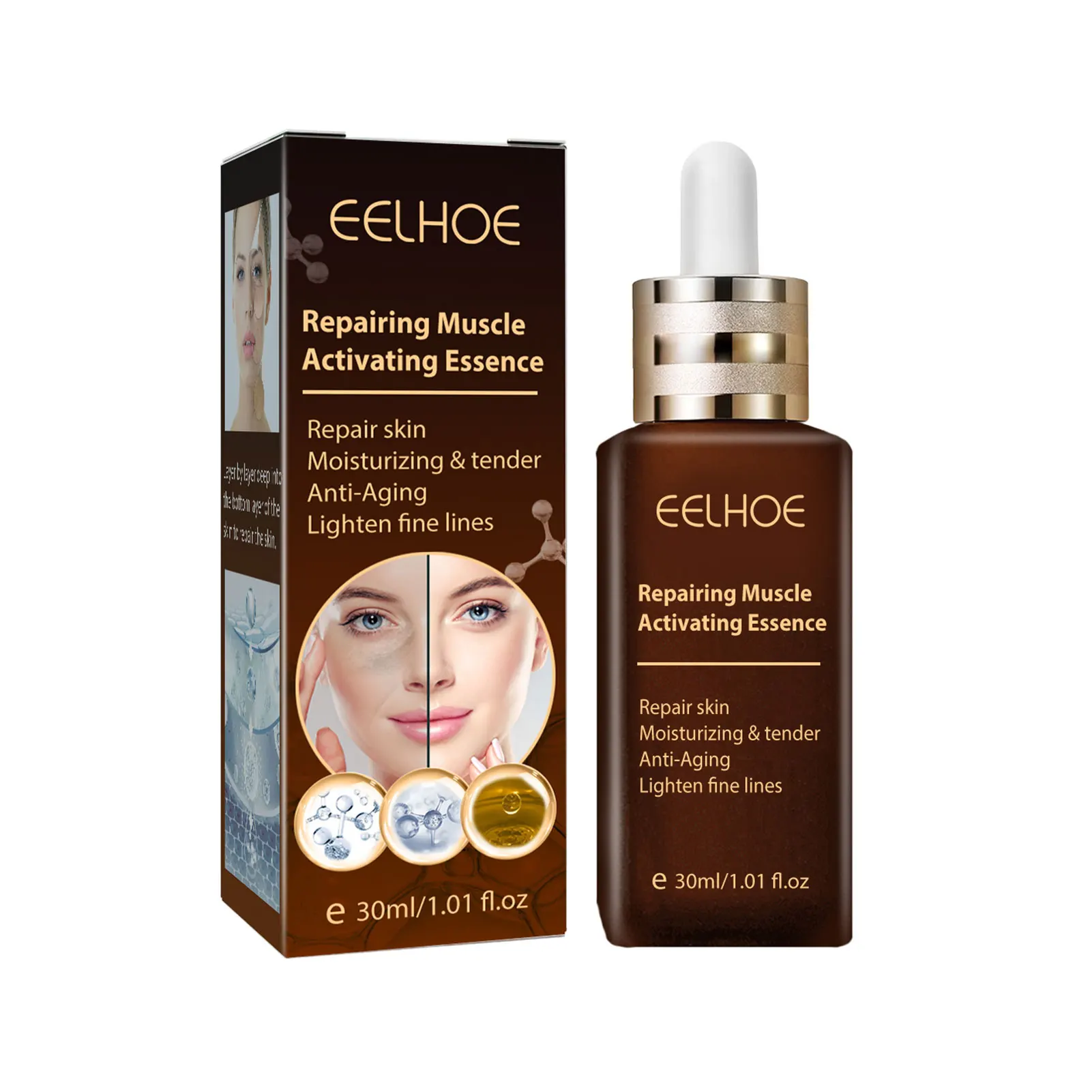 

Восстанавливающий лосьон для кожи, восстанавливающий эссенция для лица, тела, укрепляющий, выцветающий, для тонких линий, против морщин, ант...