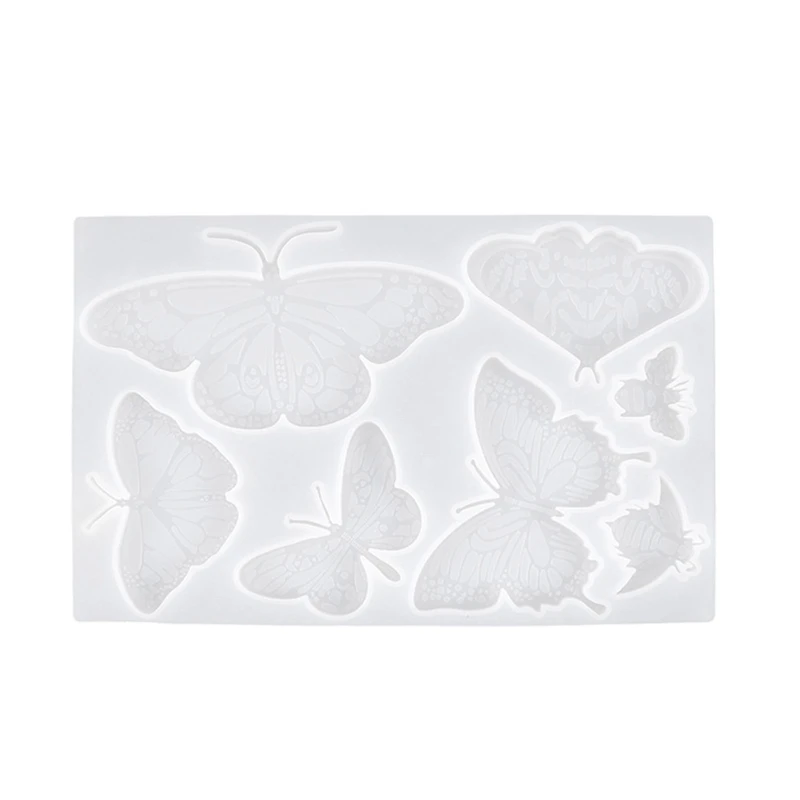 

Butterfly Silicone Mold UV Epoxy Resin Mould DIY Animal Insect Moth Charms Mold