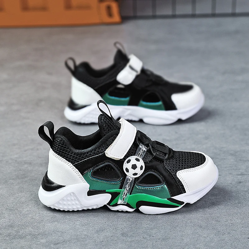

Super Cool Children Running Shoes Boy Summer Teenage Sneakers Breathable Hollow Kids Shoes Sport Top Quality Sneakers for Boys