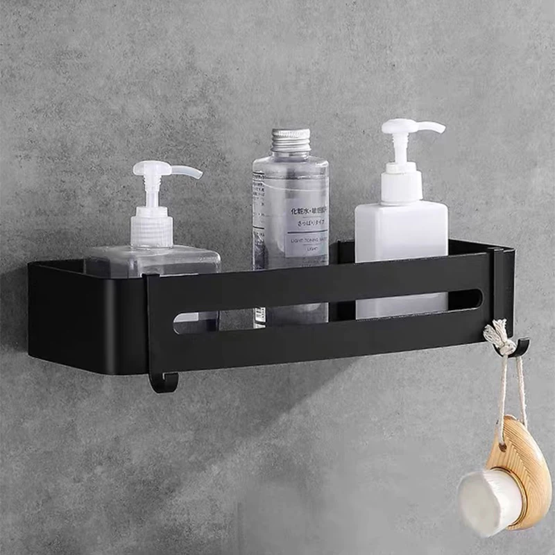 Полка для ванной комнаты стеллаж хранения шампуня органайзер туалета без