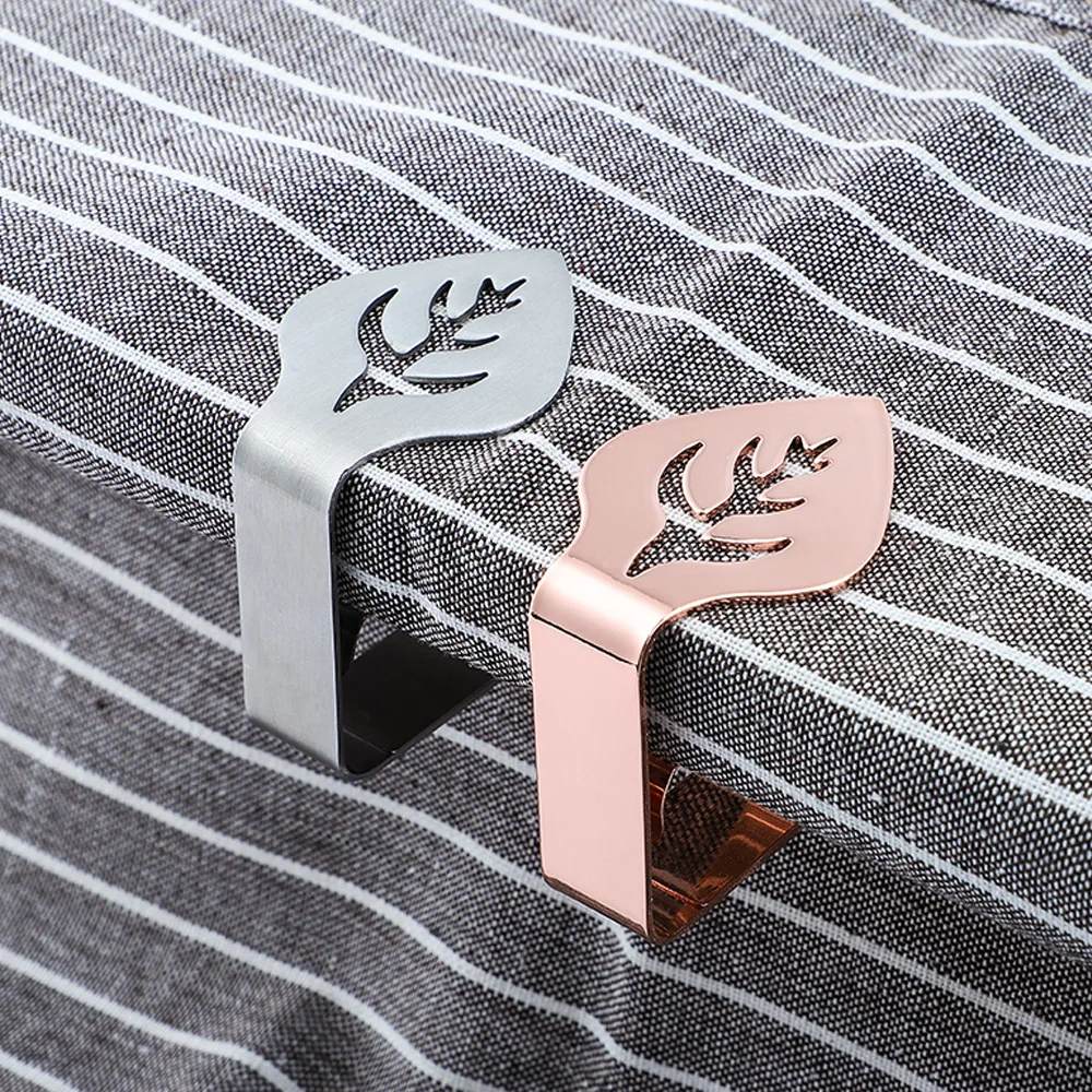 

Clamps Leaf Decorative Steel Stainless Picnic Cover Wedding Table Clamp Clips For Tablecloth Decor Tablecloth Holder