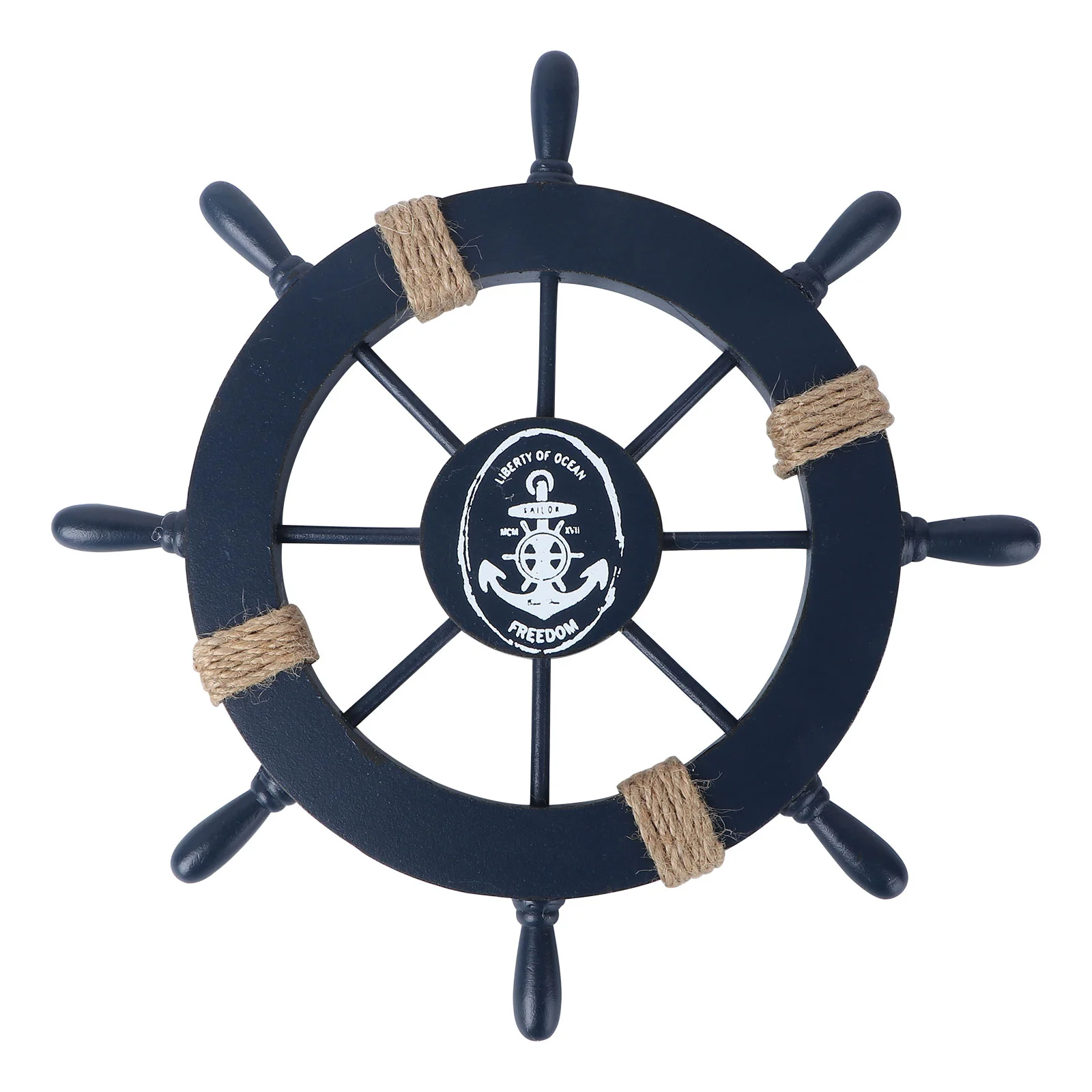 

Boat Wheel Home Decor Wooden Ship Mediterranean Style Rowing Decoration Pirate Accessories Nautical Beach Steering Suite