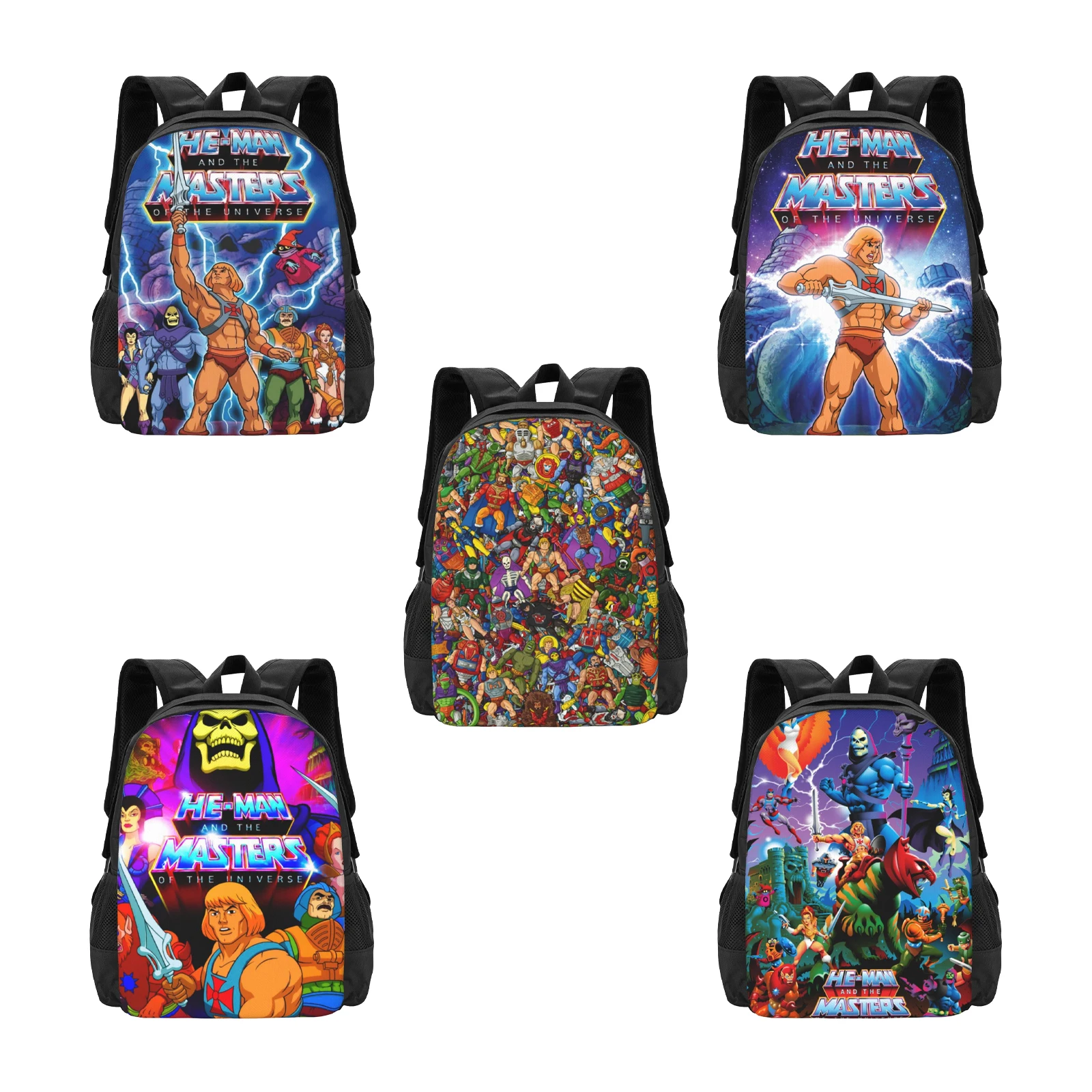 

He Man And The Masters Of The Universe Travel Laptop Backpack Bookbag Casual Daypack College School Computer Bag for Women & Men
