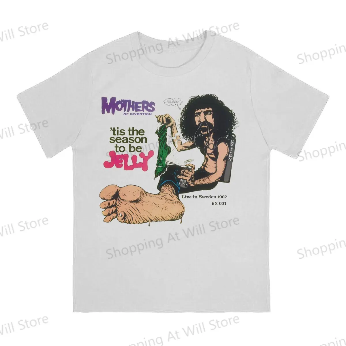 Фото Летние футболки унисекс Frank Zappa, летний топ, одежда для улицы №2
