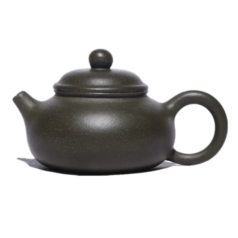 Yixing Handmade Tea Pots Purple Clay Teapot Raw Ore Green Bean Mud Kettle Home Teaware Chinese Tea Ceremony Gifts 90ml