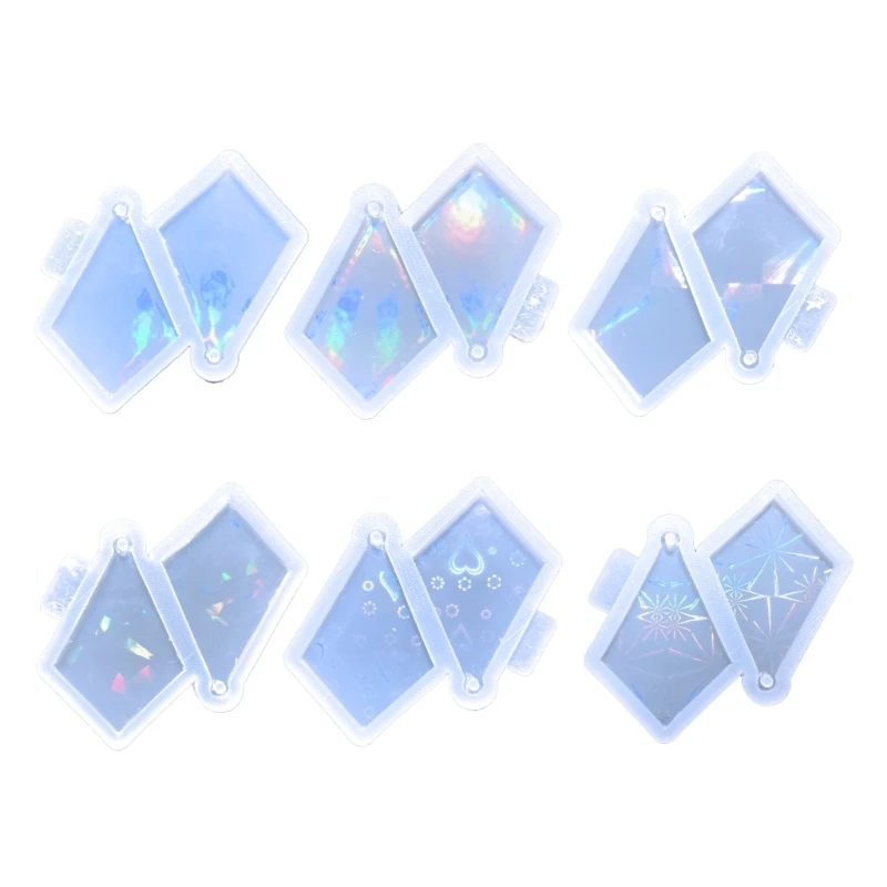 

Форма для сережек из эпоксидной смолы, форма в форме бриллианта