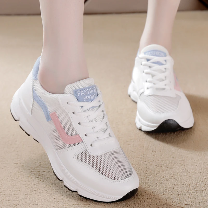 2023 New Women Vulcanized Shoes Breathable Female Running Shoes Summer Women's Casual Shoes Anti-slip Sneakers Free Shipping