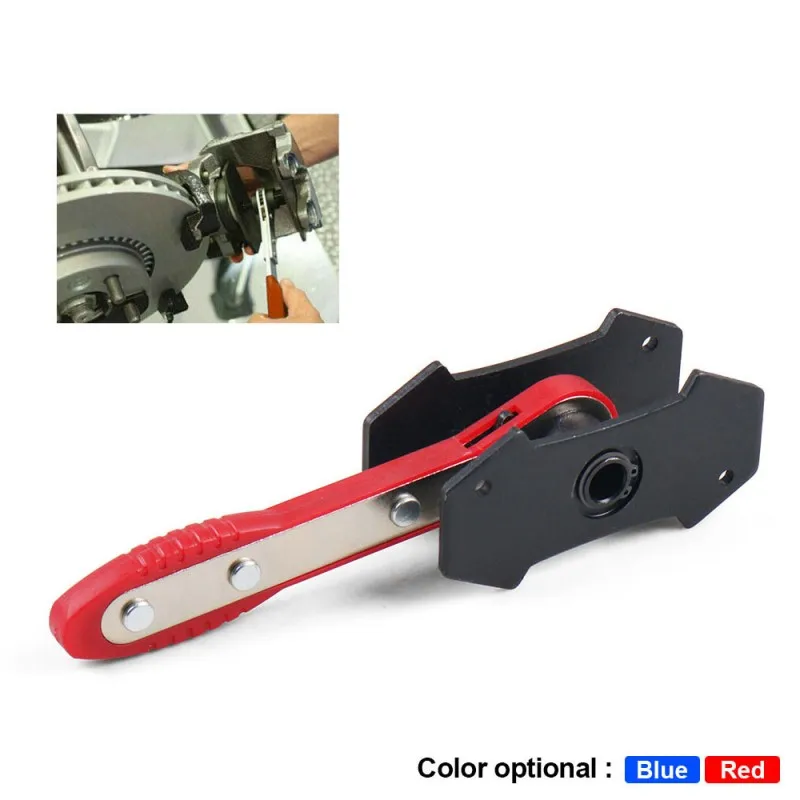 

Универсальный автомобильный трещотка тормозной поршневой гаечный ключ разбрасыватель Скоба инструмент для установки портативный автоматический ручной инструмент для разборки