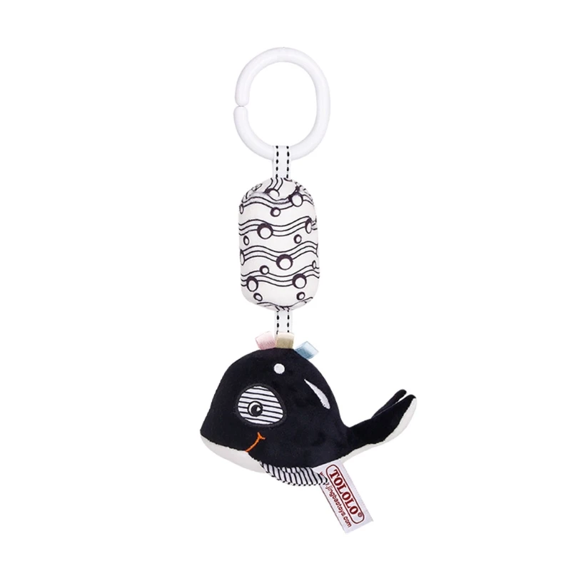 

Cute Animal Shaped Baby Hanging Rattle Bed Around Decoration Hanging Toy with Bell Inside Food Grade Toys