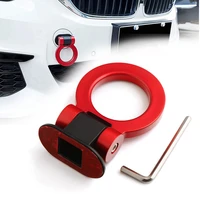 universal abs bumper car sticker adorn car simulation tralier tow hook kit car tow straptow ropeshooktowing bars