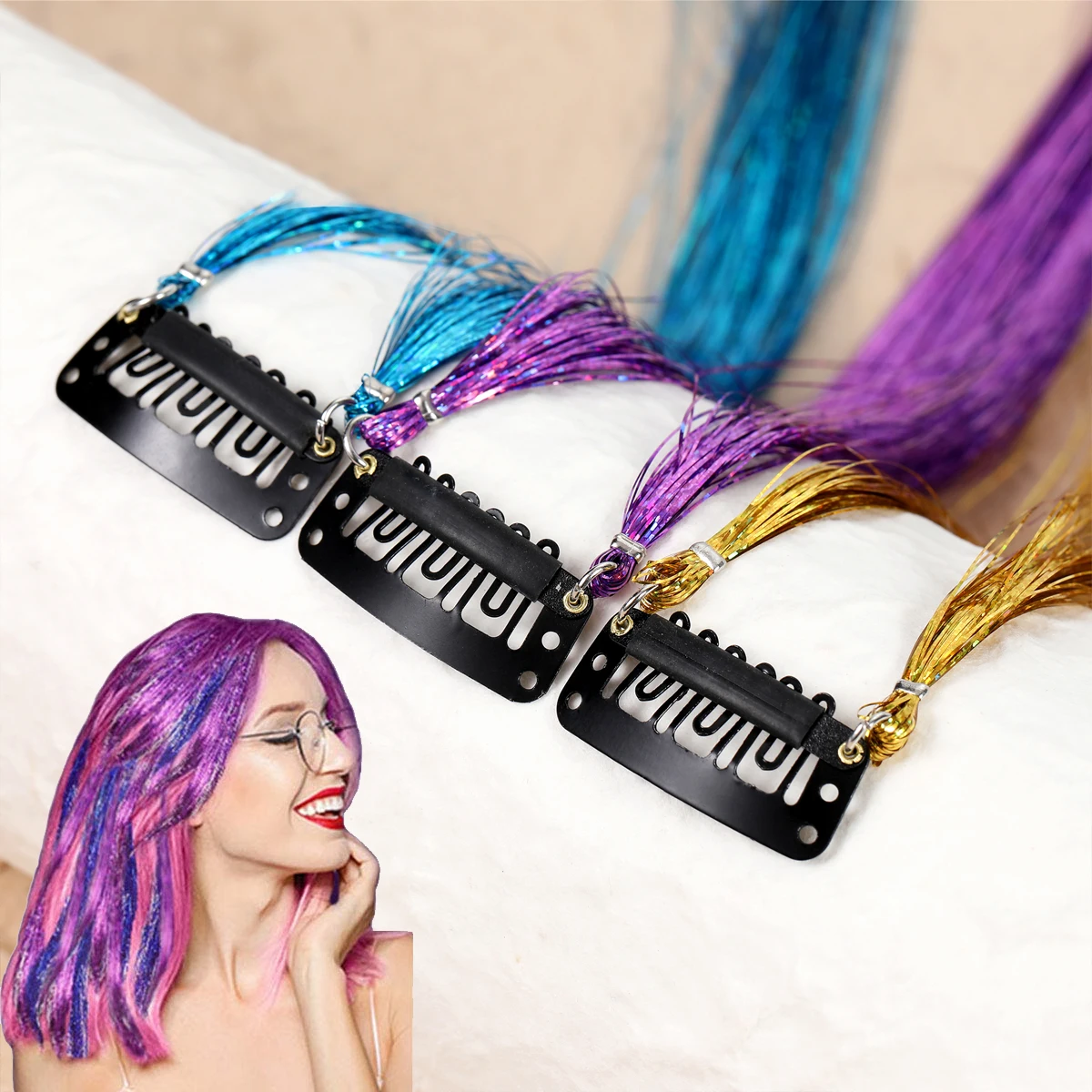 Аксессуары для волос блестящие девочек 18 дюймов |