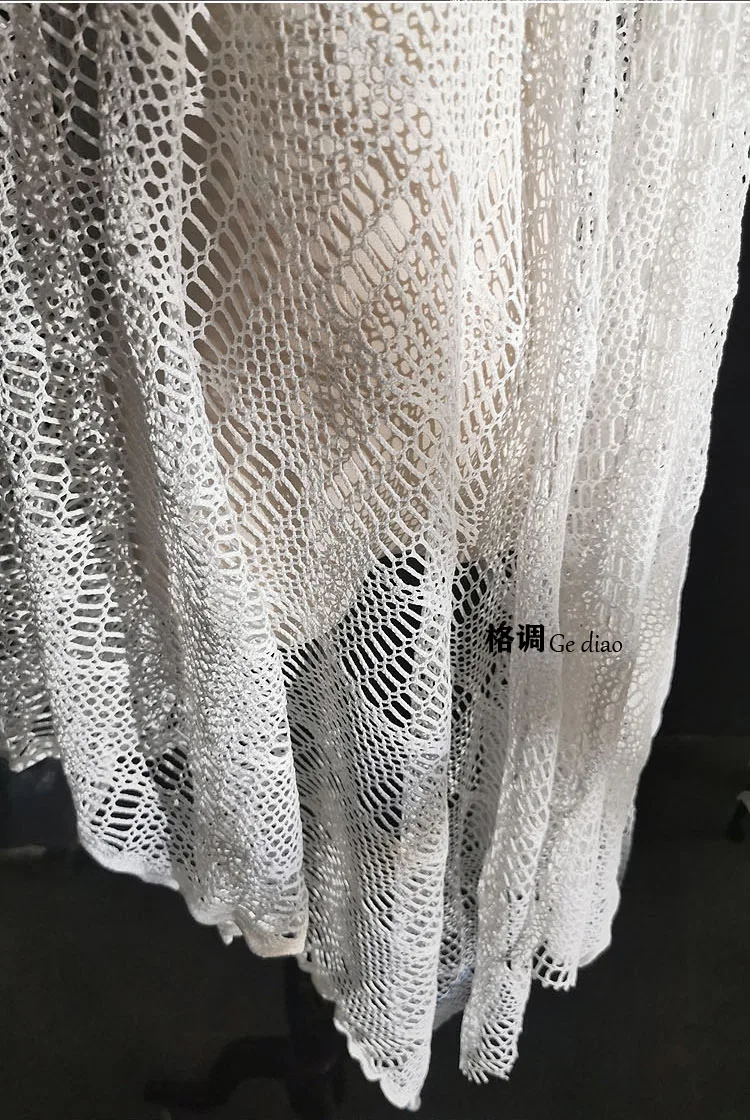 Винтажная плетеная квадратная текстура ажурная Прозрачная Кружевная марлевая