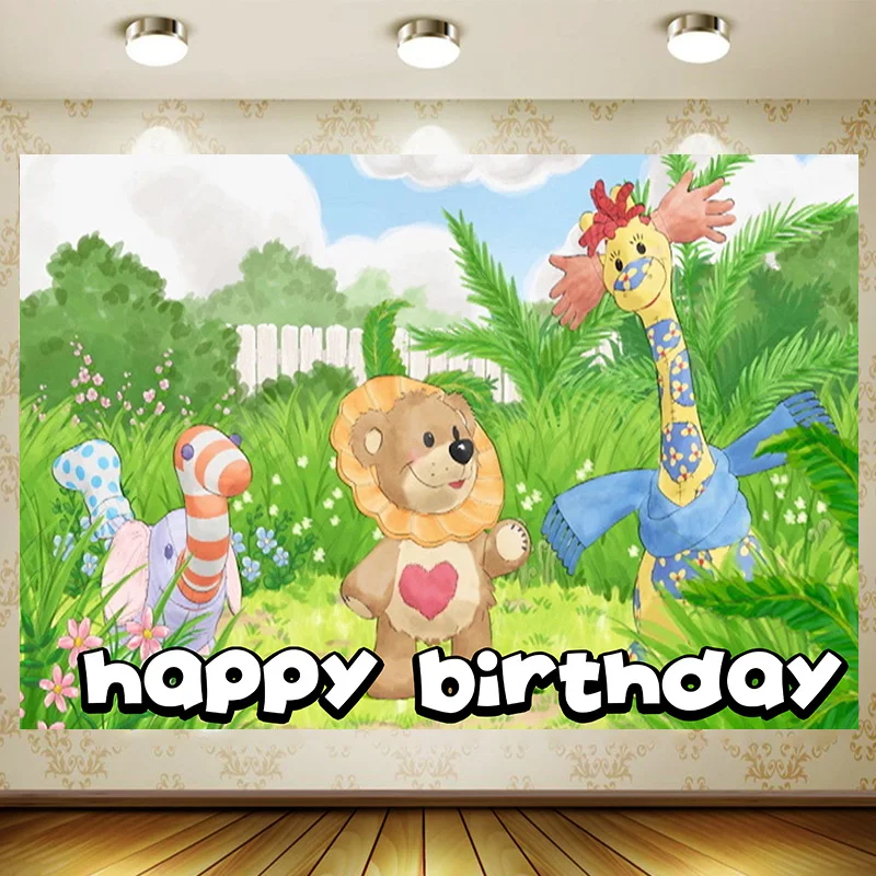 Suzi Zoo Cute тематические праздничные товары для дня рождения Kid Banner мультяшное