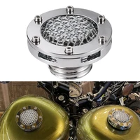 aluminum motorcycle mesh fuel gas tank cap cover for harley sportster 883 1200 motorcycle accessories