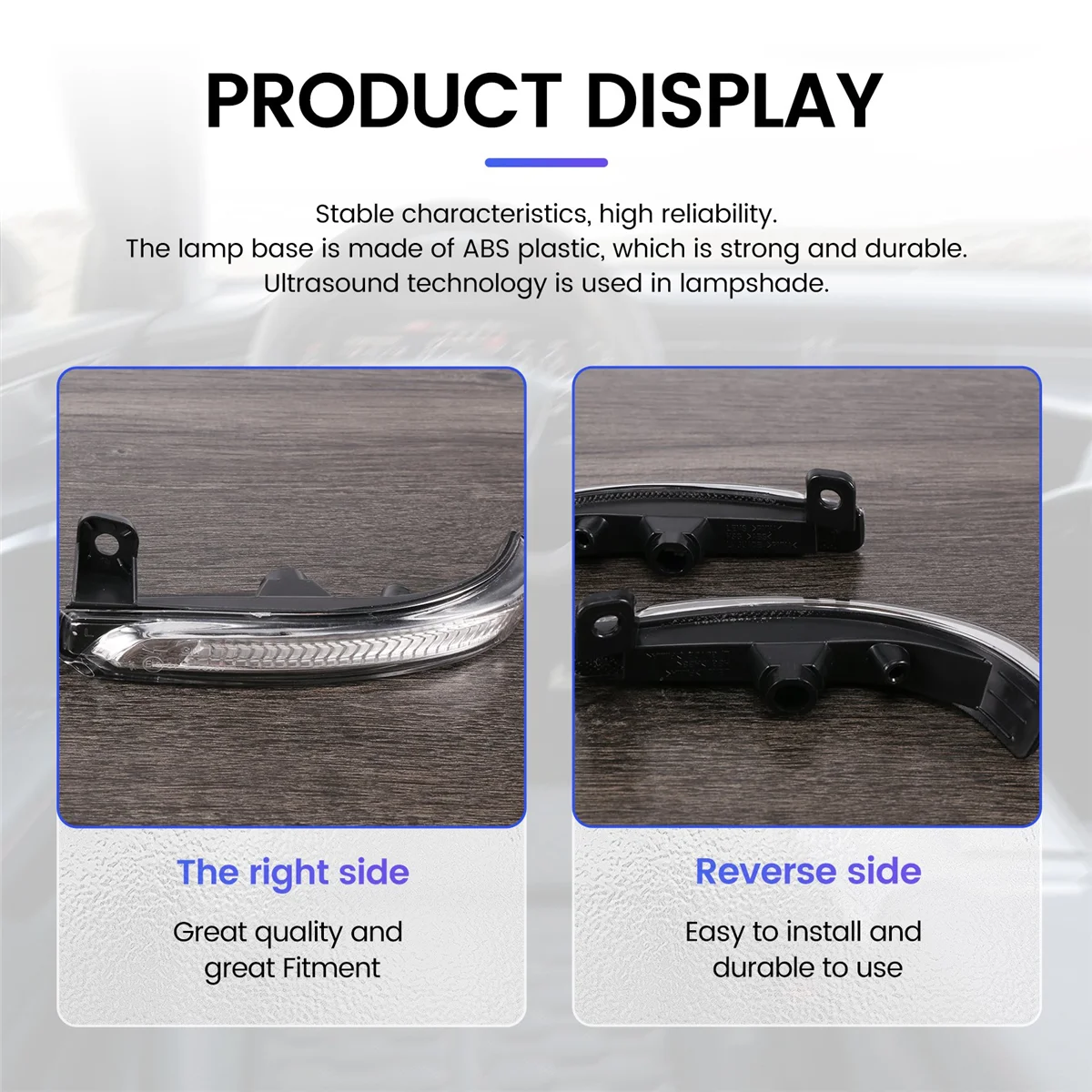 Автомобильный светодиодный указатель поворота зеркала заднего вида для Chevrolet Cruze