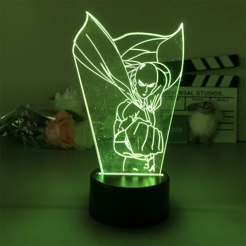 

ONE PUNCH MAN Led Night Light Bluetooth Control for Bright Base Light Japanese Anime Manga Delivery 7 Color Projector Boys