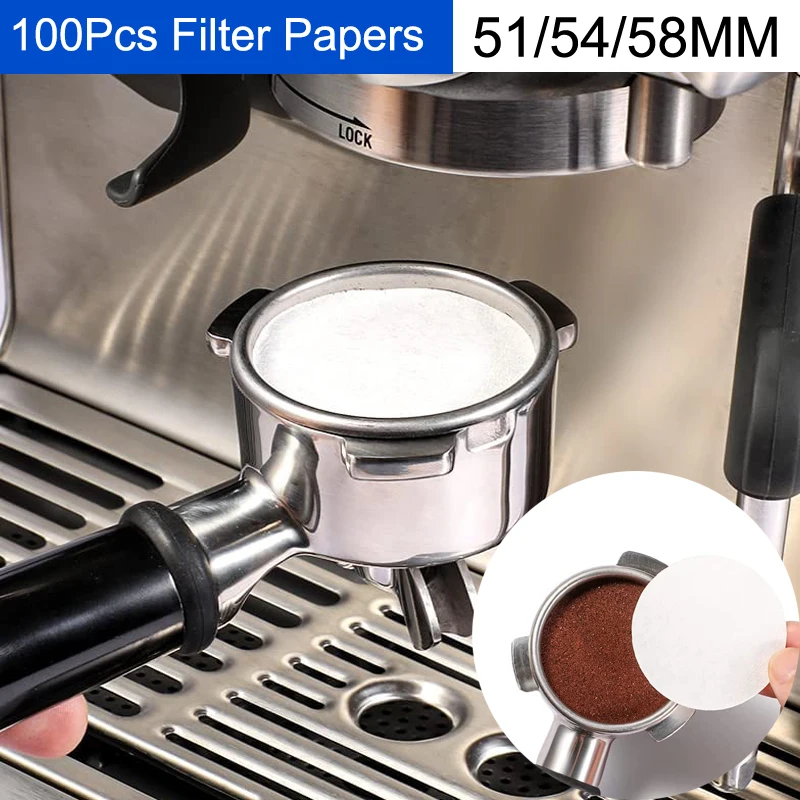 Coffee Paper Filter 51/54/58mm For Espresso Machine