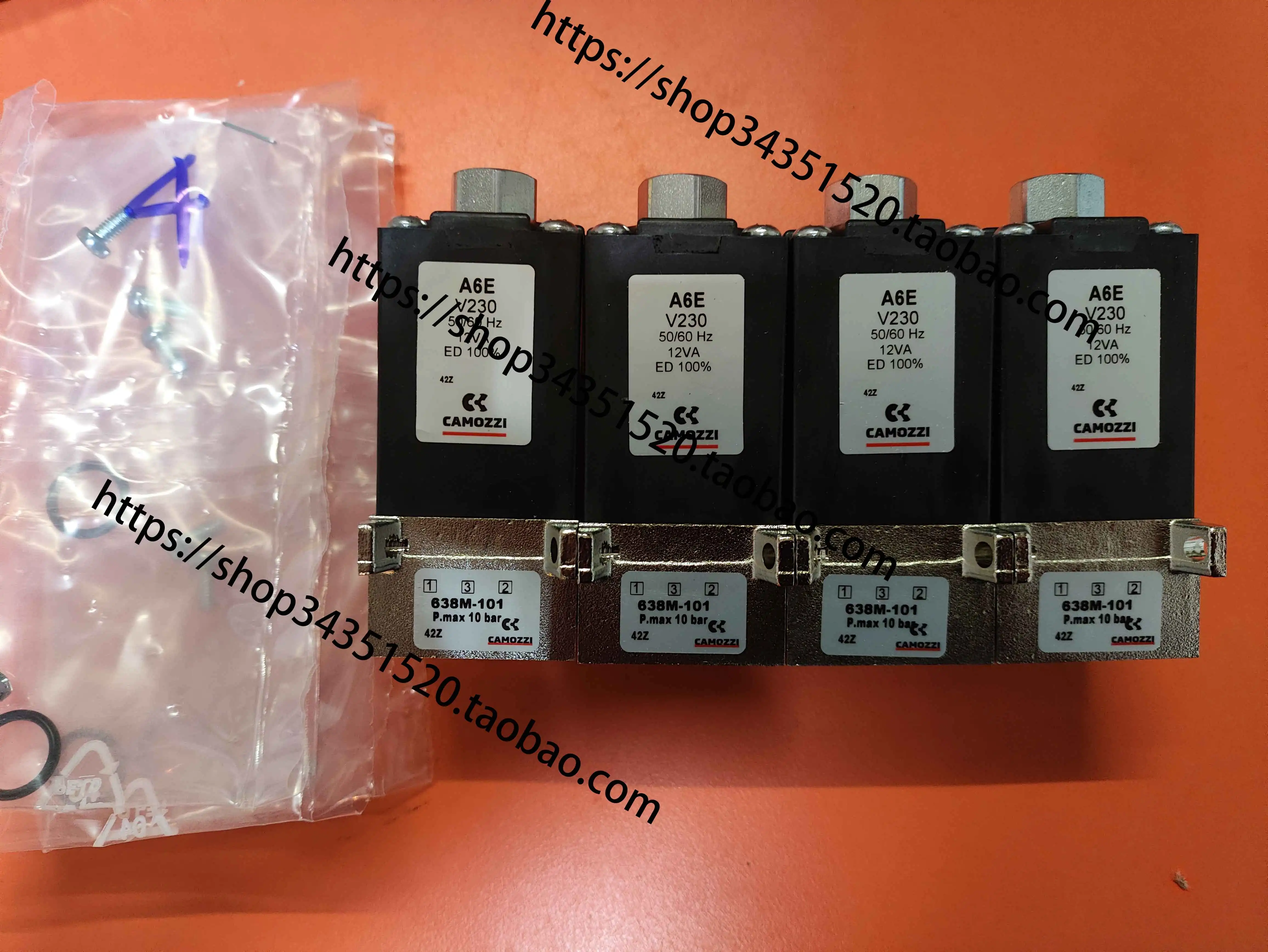 Электромагнитный клапан на заказ COMAZZI Kangmaosheng 638M-101-A6E двухпозиционный