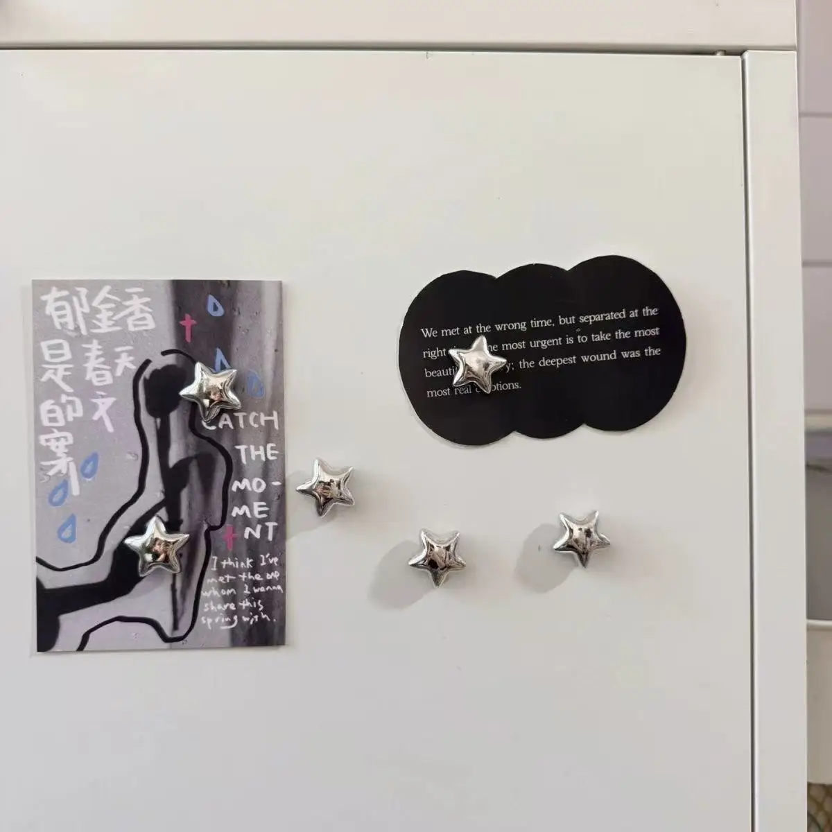 

Магниты для холодильника сердечки и звезды