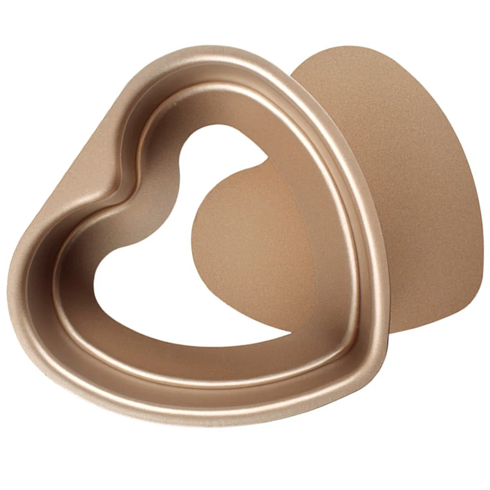 

Cake Pan Baking Pans Heart Round Push Bottom Oven Small Non Stick Chiffon Cheesecake Metal Tray Wedding Tin Gadget Diy