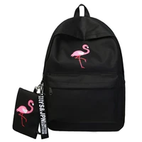 backpacks brand women simple flamingo printing backpack for teenage girls laptop school bags mochila 2022