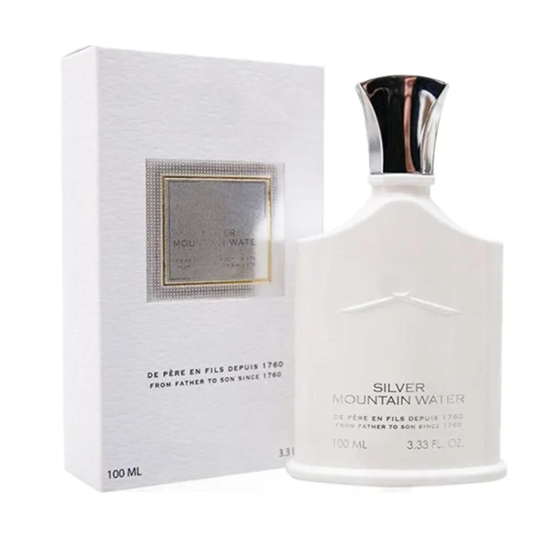 

New Free Shipping Creed Silver Mountain Water Men's Eau De Parfum Long Lasting Natural Cologne Charm Frgarance Spray for Men