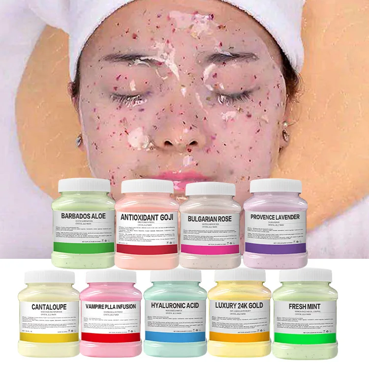 

Crystal powder special jelly mask powder for beauty salon soft membrane powder coated with ice film 350g mask for face women