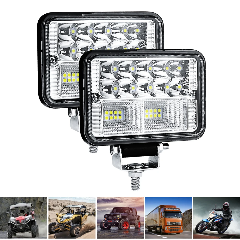 

LED Bar Flood Light 72W Car Work Light LED Bar Led Working Bar Offroad SUV ATV Tractor Trucks Excavator Led Combo Beam