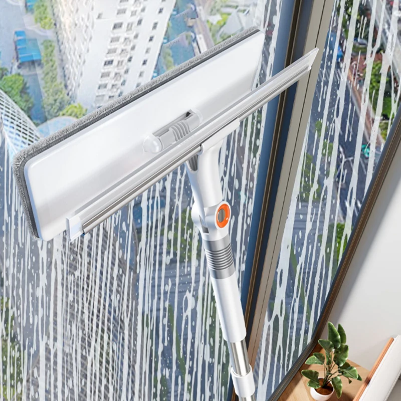 

Glass Cleaner Multifunctional Wiper Window With Mop Window Floor Mop Glass Scraper Wiper Silicone Joybos