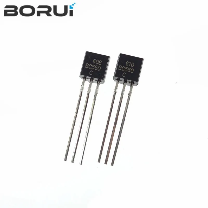 

Транзистор BC550C + BC560C, 100 шт., транзистор BC550 BC560 TO92 DIP-3 45 в 0.1A TO-92, новый оригинальный