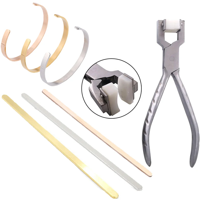 

Cuff Bangles Ring Making Tools Set Plier Curved Stainless Steel Materials Mater Machine Easily Bend the Bracelet Jewelry Making