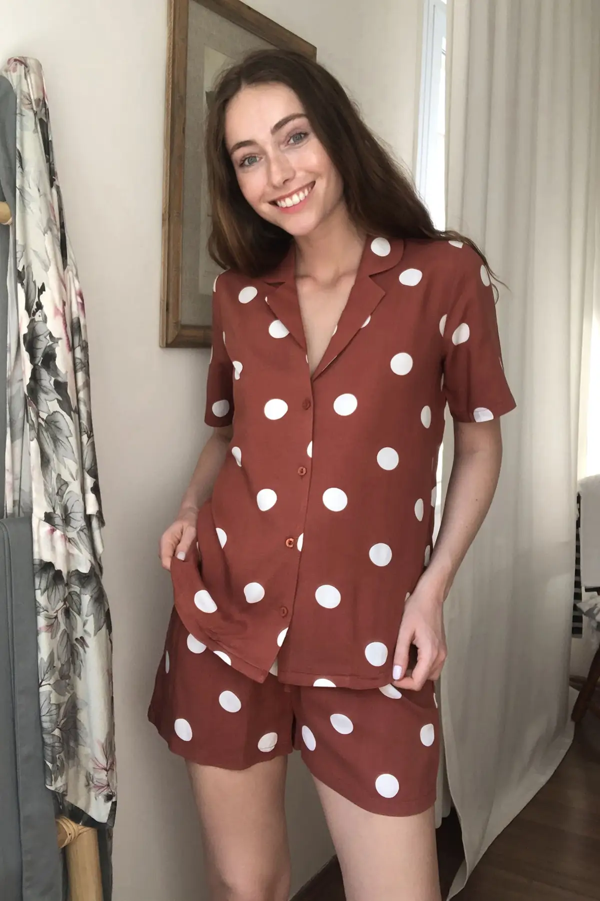 

Trendyol Printed Woven Pajamas set THMSS20PT0284