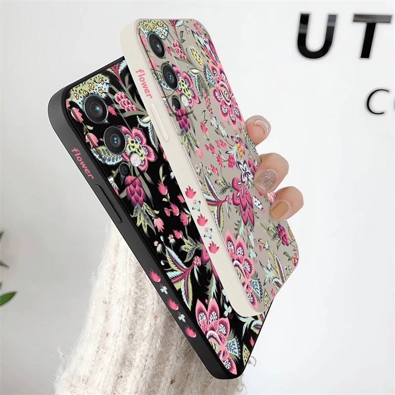 Чехол для телефона с цветными цветами и рисунком OnePlus 8T 8 9 Pro Nord 2 3 CE2 Lite N20 ACE 2V