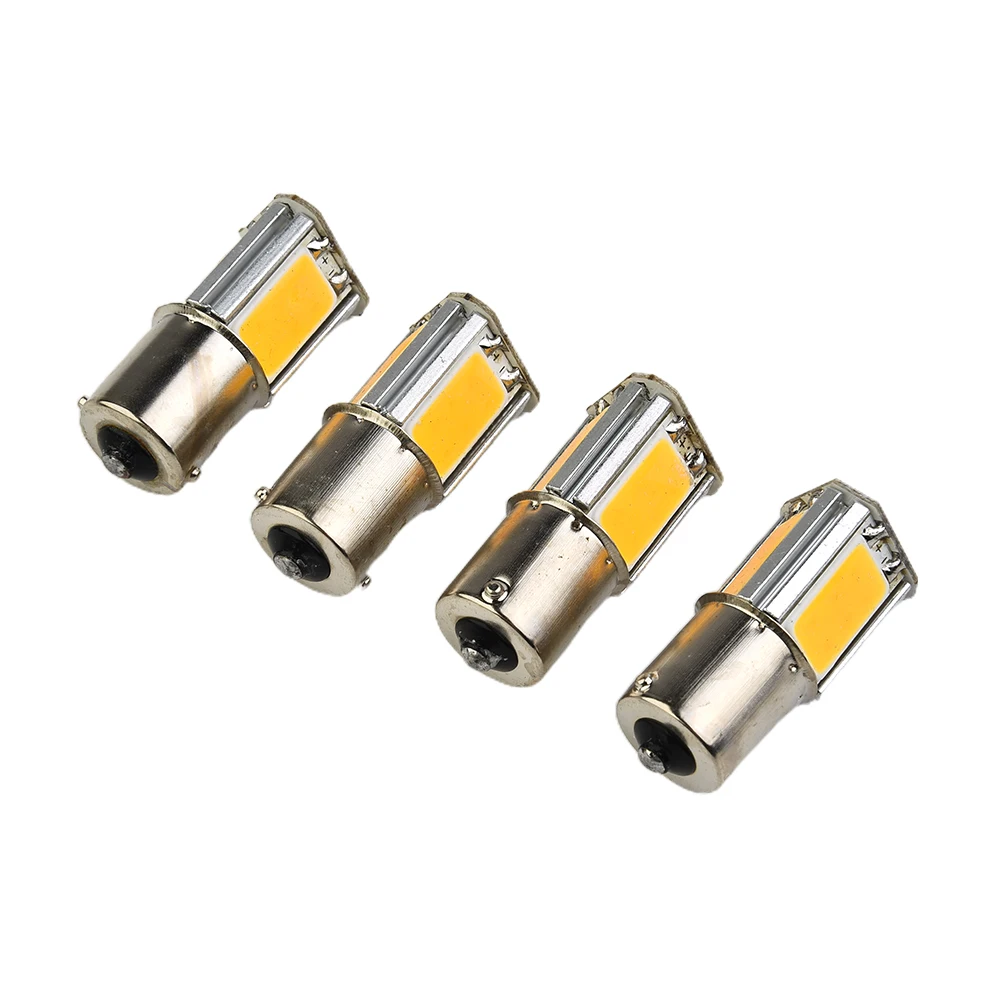 

4 шт./комплект, автомобильные поворотники 1156 G18 BA15s 4 COB
