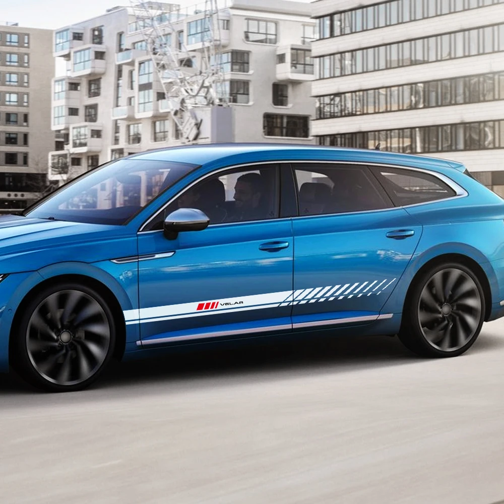 Наклейки на боковые кузовы автомобиля гоночные полосы универсальные наклейки