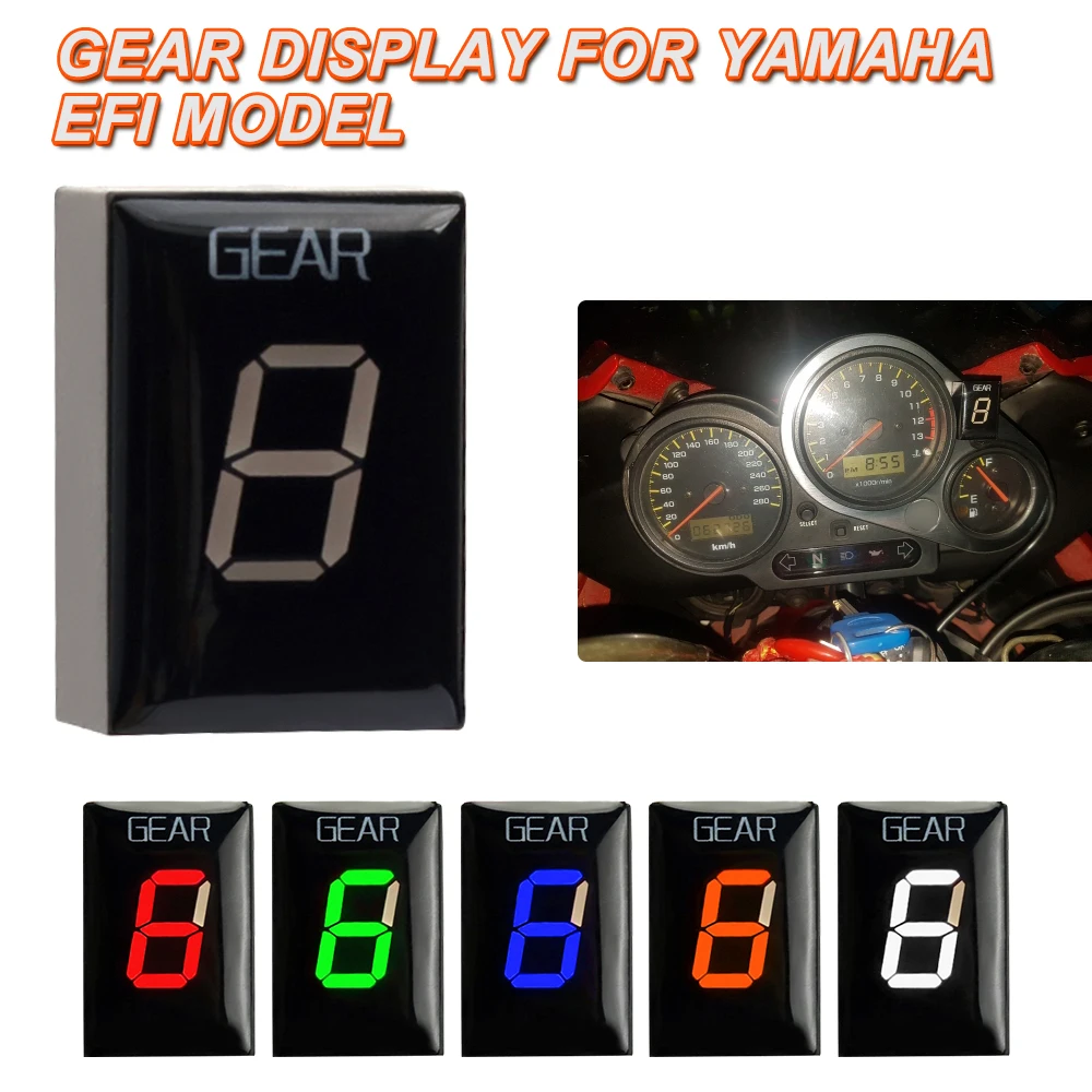 Фото Индикатор передачи мотоцикла для Yamaha YZF R6 FZ8 FZ1N MT03 MT01 Fzs600 Fzs1000 FZ400 FZ6 WR250R TDM900 Xv1600A Xj6 Xjr1300 TDM900 №3