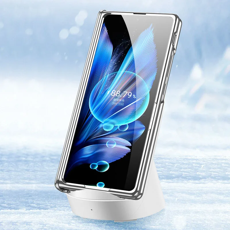 Фото Прозрачный чехол с магнитным шарниром для Vivo X Fold 3 Pro, защитный чехол для внешнего экрана и стекла для Vivo X Fold 3 Pro, чехол №5