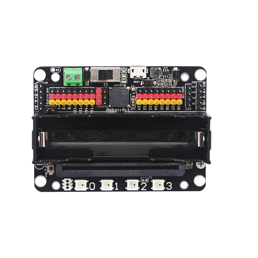 Плата расширения Micro: Bit Robotbit V2.0 поддерживает автономное программирование Makecode