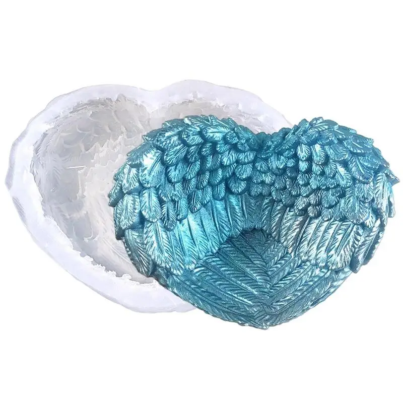 

Silicone Wing Storage Mold Angel Wing Silicone Mold Wings Mold Handmade Molds Aroma Stone Moulds Cake Mould Soap Mould