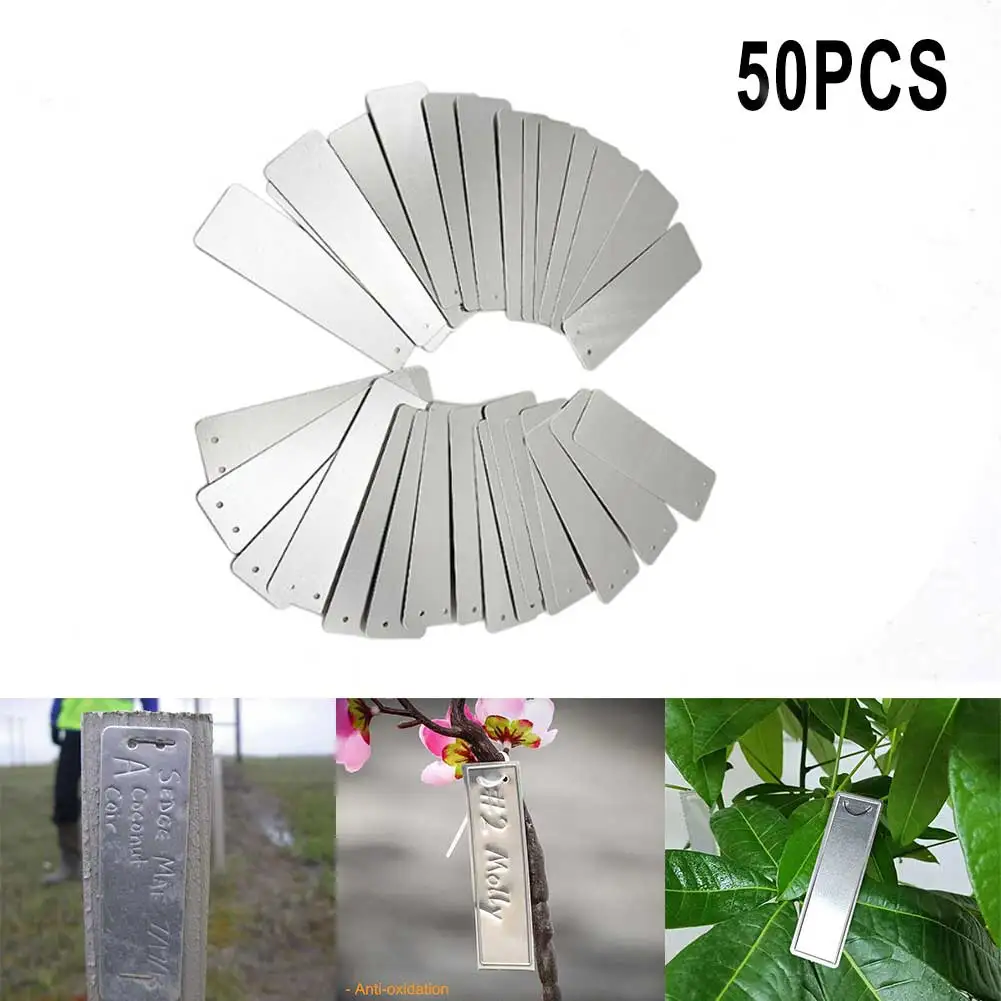 

50Pcs Plant Plastic Labels Garden Supplies Nursery Seedling Tray Markers DIY Garden Decorating Tools Flower Pots Landing Tags