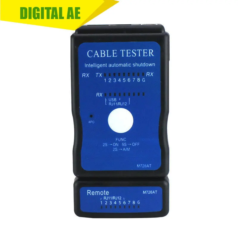 

2PCS Network Tester RJ45 RJ11 RJ12 USB Network Cable Telephone Line Detector