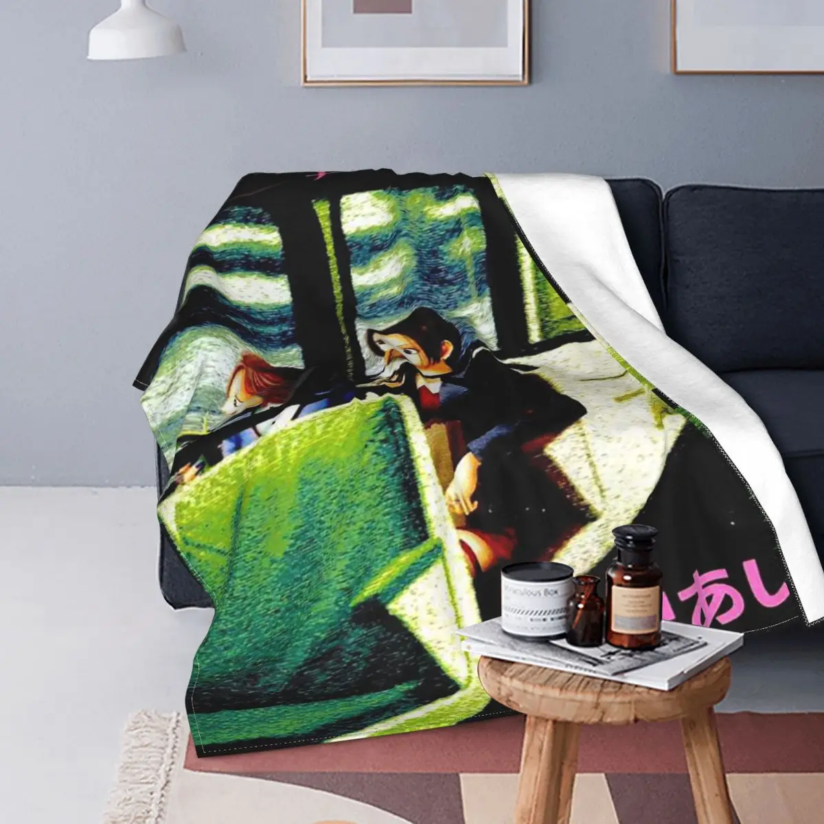 

Hey Nana Ai Yazawa Blankets Sofa Cover Velvet Print Anime Plaid Breathable Soft Throw Blankets for Bedding Travel Bedding Throws