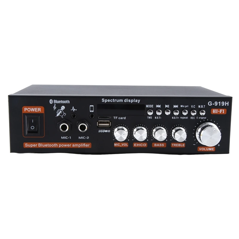 1 PCS G-919H 1000W Power Amplifier Audio Digital Universal