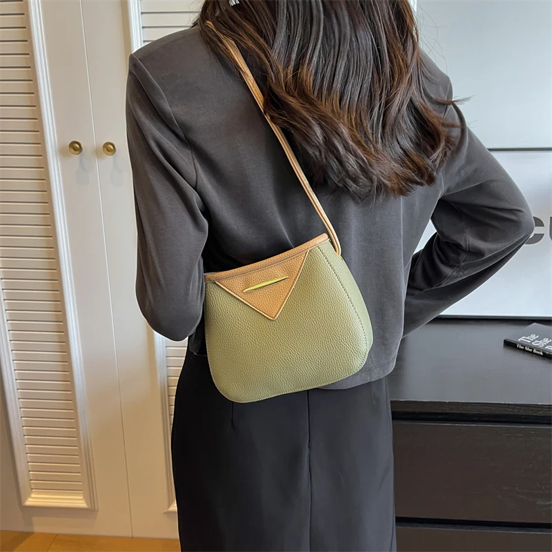 Mini Women's Bag 2023 PU Leather Shoulder Cross Bag Black Messenger Bag Y2K Eco Bag Korean Designer Purse 2PCS Luxury Handbags